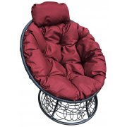 черный / бордовый