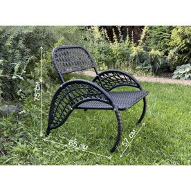 Кресло из ротанга Волна