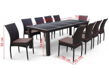 Обеденный комплект T438/Y380A-W53 10+1