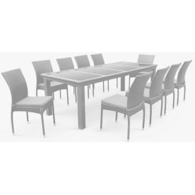 Обеденный комплект из ротанга T438/Y380C-W85