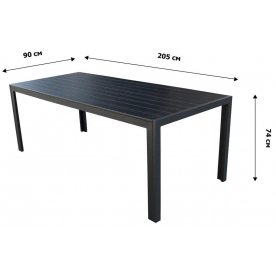 Обеденный комплект из ротанга Парис Люкс XL