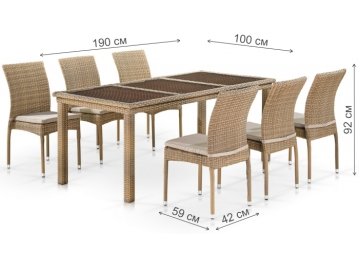 Обеденный комплект T365 Y380B-W65