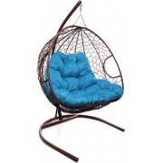 коричневый / голубой