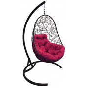 черный / бордовый