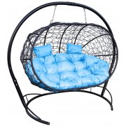 черный / голубой