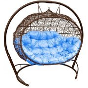 коричневый / голубой