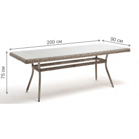 Стол из ротанга Тали