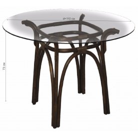 Стол обеденный Bali-А браун