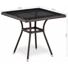 Стол T282BNT-W53-70x70