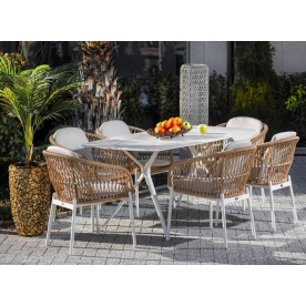 Кресло из ротанга Бари 39AR-KRES-419 BEL