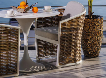 Кресло из ротанга Мэвис 39AR-KRES-403 BEL