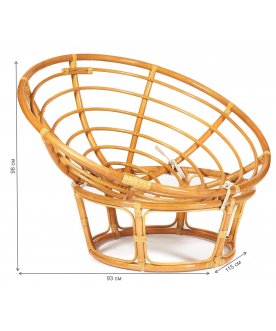 Кресло из ротанга Papasan 23/01 W