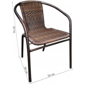 Стул из ротанга Асоль TLH-037BR2