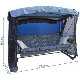 Качели садовые Секвойя D539-MT002