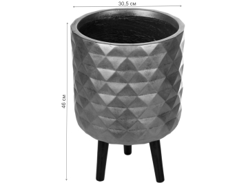 Кашпо Даймонд DMND-RND-30-GLD