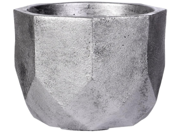 Кашпо Геометри Круглое DROUND30-SLV