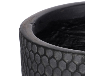 Кашпо Ханни Круглое HON-CLNDR-BLK-25