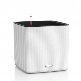 Кашпо Lechuza 13480 CUBE LS Color 35 белый