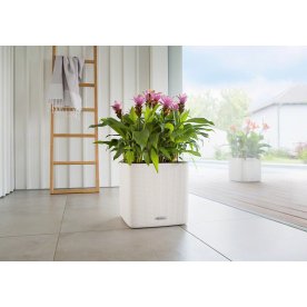 Кашпо Lechuza 13484 CUBE LS Color 35 серый