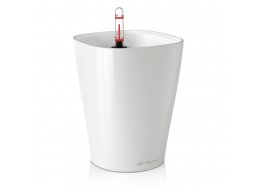 Кашпо Lechuza 14900 DELTINI Белый блестящий