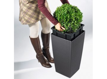 Кашпо Lechuza 15246 CUBICO Cottage 40