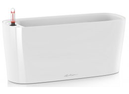 Кашпо Lechuza 15560 DELTA 20 Белый блестящий