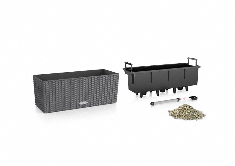 Кашпо Lechuza 15602 BALCONERA Cottage 50 Гранит