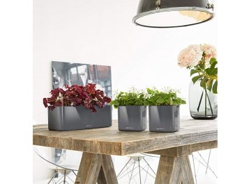 Кашпо Кьюб Glossy Triple