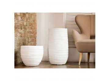 Кашпо Роу Круглое D27 H25.5 ROWR27-AW