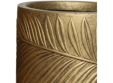 Кашпо Лист LEAF-R-37-GLD