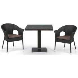 Кофейный комплект из ротанга T605SWT/Y79A-W53