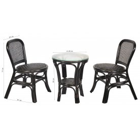 Комплект кофейный Dakota 2+1 