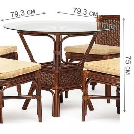 Комплект обеденный Andrea Bamboo