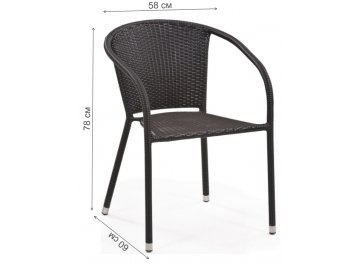 Обеденный комплект 2+1 T25A Y137C-W53 2Pcs плетеный