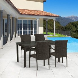 Обеденный комплект 4+1 T256A Y379A-W53 4Pcs