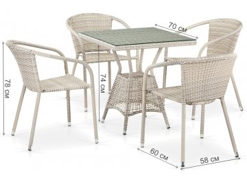 Обеденный комплект T706 Y137C-W85 4