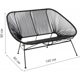 Металлический диван Amy