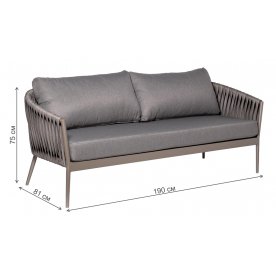 Металлический диван Муза 39AR-DIV-3691 ser