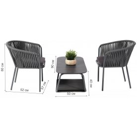 Кофейный комплект из металла Ciru