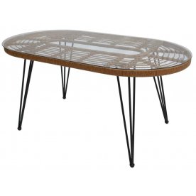 Кофейный комплект из ротанга Адриан