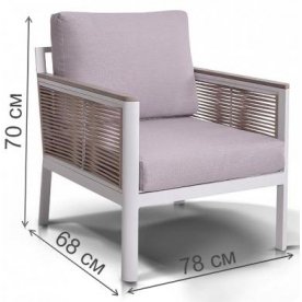 Комплект для отдыха из металла Электра