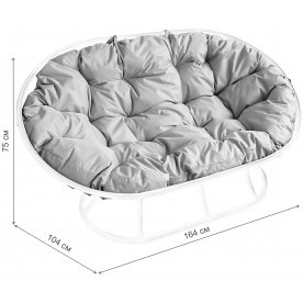 Комплект для отдыха из металла Мамасан Папасан