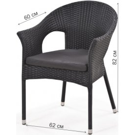 Комплект мебели стол T-190A-1 и 4 кресла Y-97A