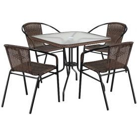 Обеденный комплект Николь-2А TLH-037A 073A-80х80 4Pcs квадратный