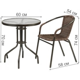 Обеденный комплект TLH-037B-R3 TLH060-D60