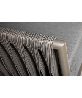 Металлическое кресло Муза 39AR-KRES-3691 ser серое