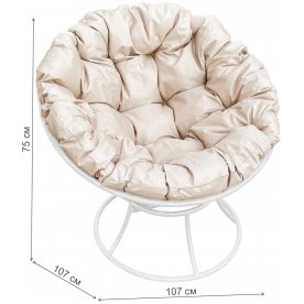 Металлическое кресло Папасан