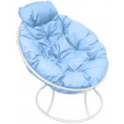 белый / голубой