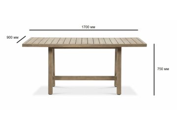 Стол деревянный обеденный Ravona 1700 натуральный