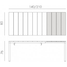 Металлический стол 003/4865202000